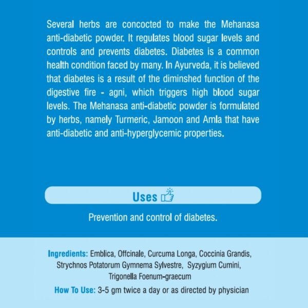 Mehanasa Anti-diabetic Powder