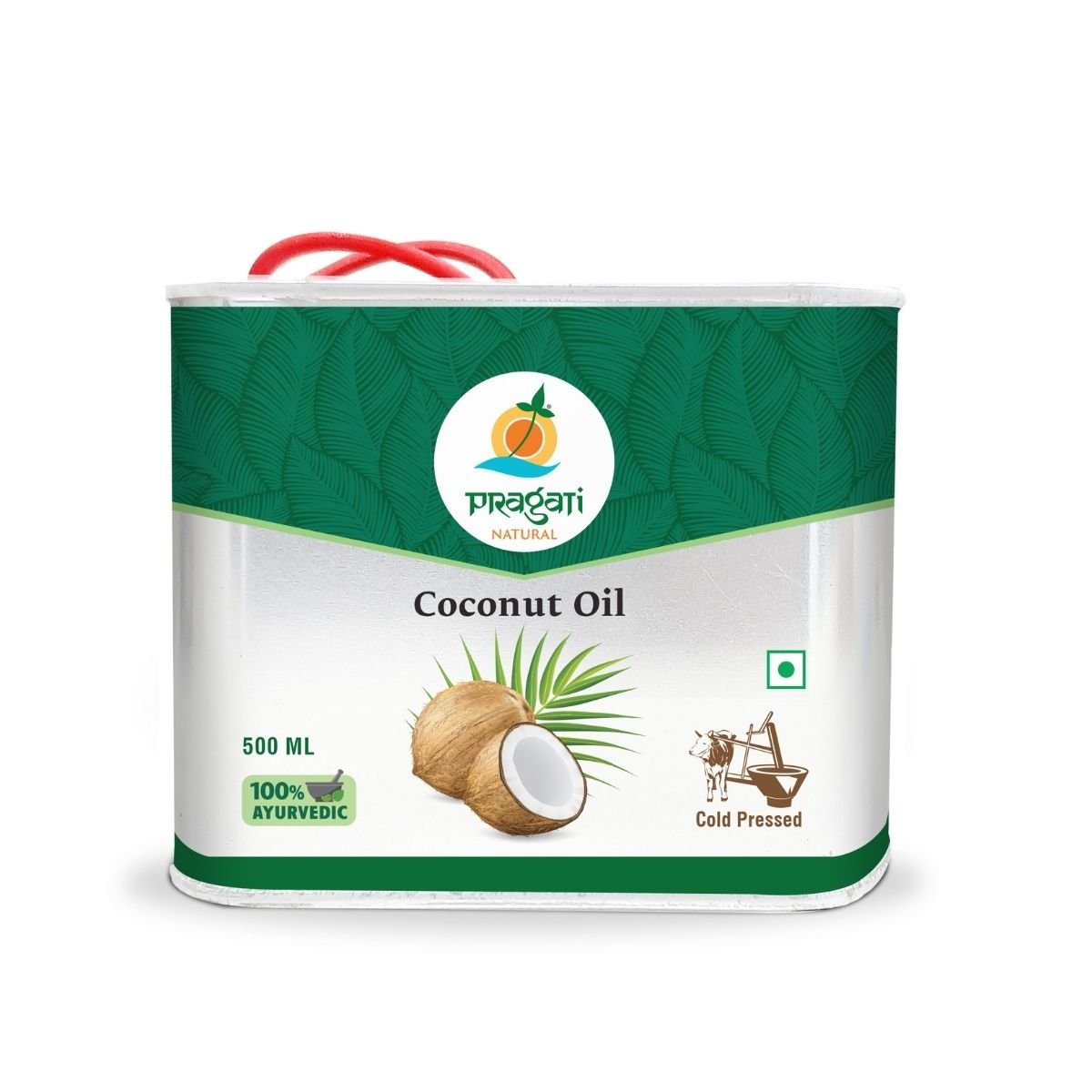 Pragati Cold Pressed Coconut Oil - 1000ml - PRAGATI BIOPHARMA PVT LTD