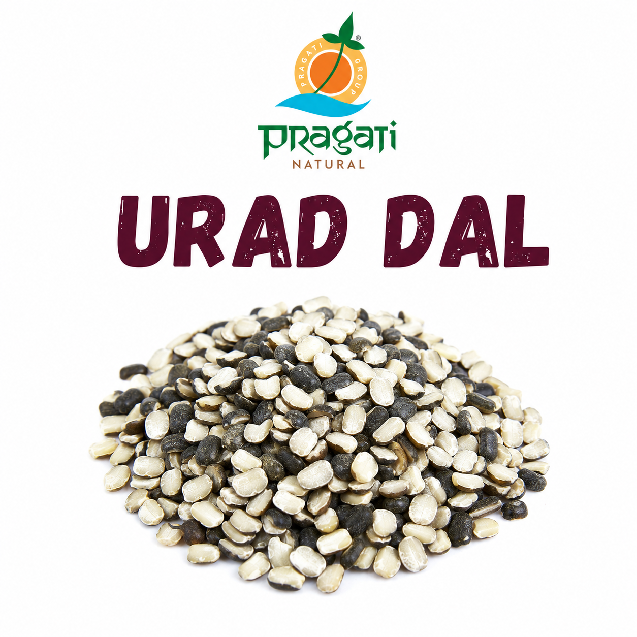 Pragati Natural Urad Dal (Pottu Minapappu) 1 kg