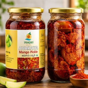Pragati Natural Mango Pickel( Avakaya ) 400 gram